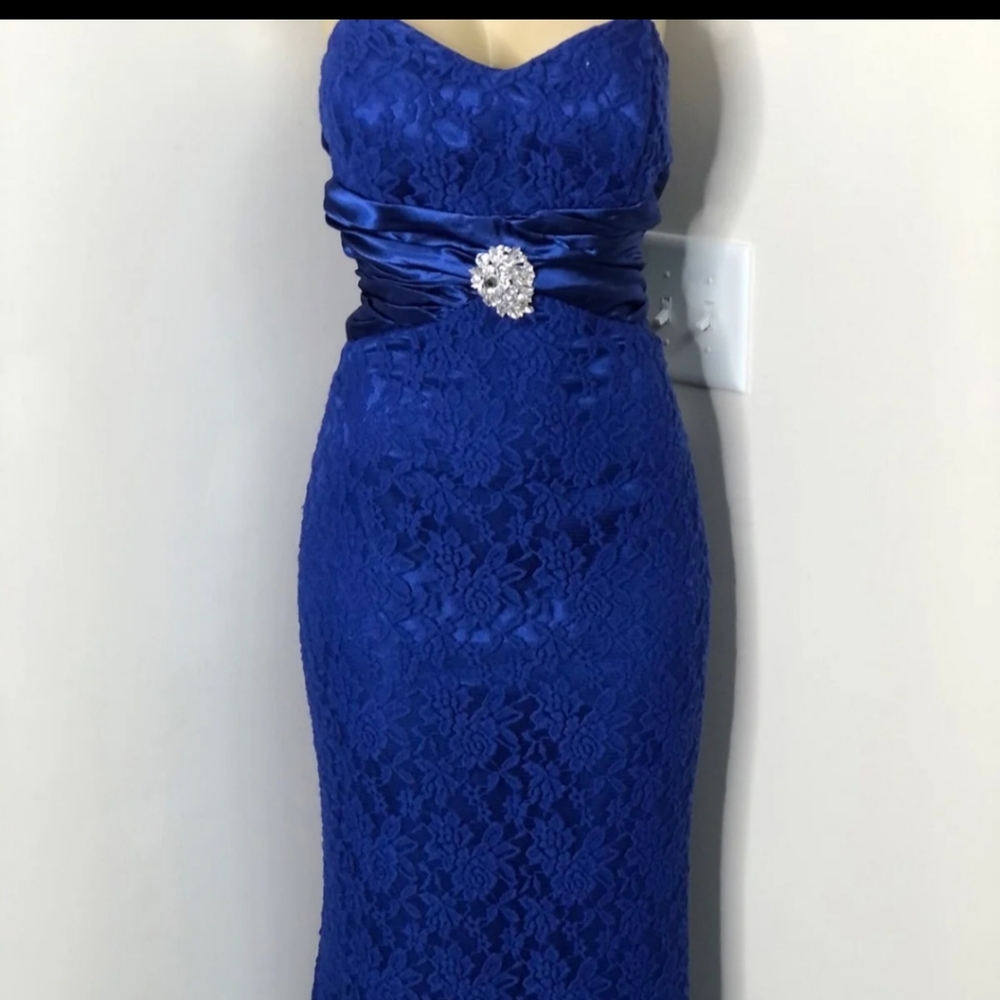 Royal blue prom dress 16/18